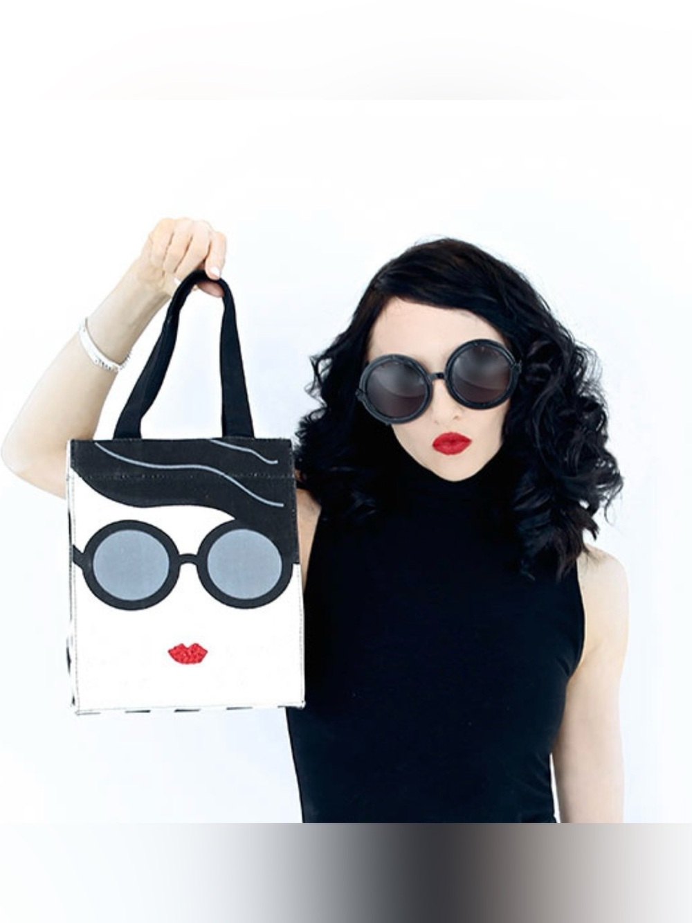 NWT Alice+Olivia Starbucks 2014 Collaboration Mini Canvas Tote